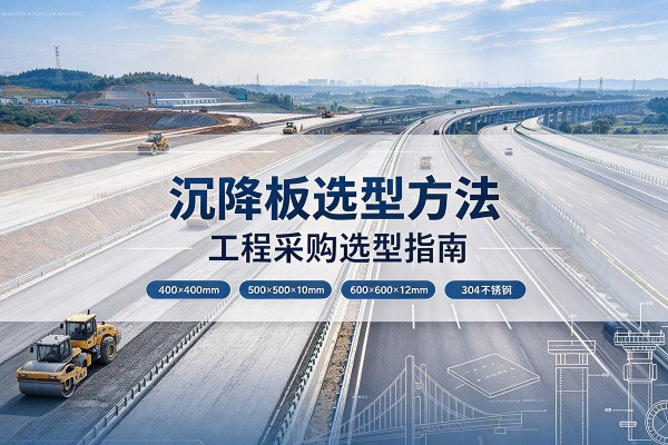 长顺沉降板选择方法