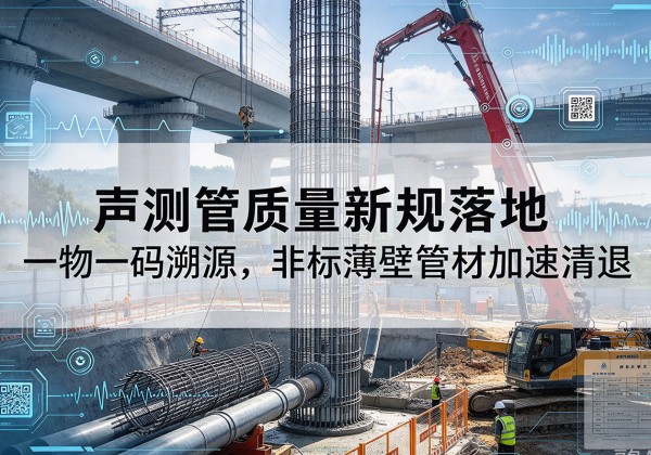 长顺声测管质量新规落地，一物一码溯源，非标薄壁管材加速清退