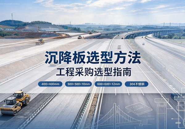 长顺沉降板选择方法